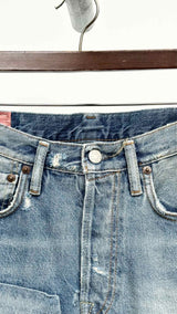 Acne Studios Distressed Patchwork Jeans