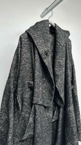 Damir Doma Oversize Hooded Wrap Long Coat