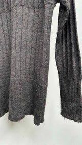Comme Des Garcons Homme Zip-up Rib Long Cardigan