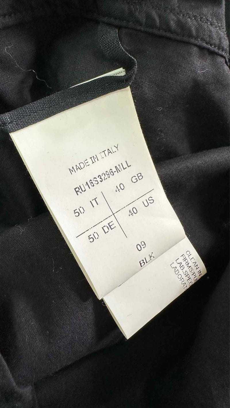 Rick Owens Collar-leather Long Shirt