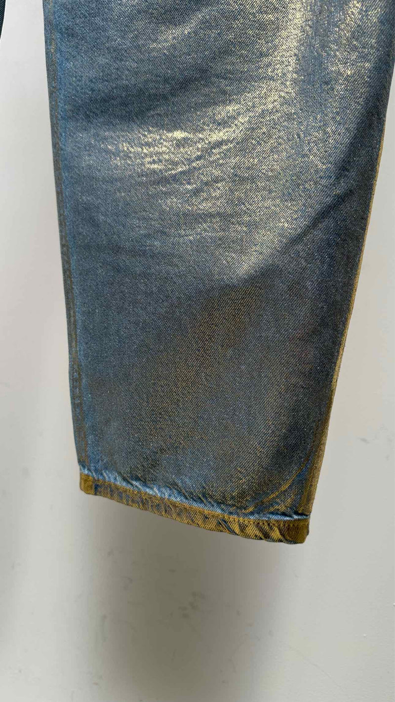 Ganni Spray-effect Boyfriend Jeans