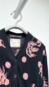 Sacai X Sun Surf  Jacquard Hybrid Cardigan