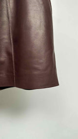 Givenchy Lamb-leather Easy Shorts