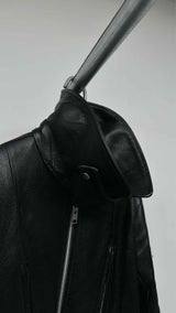 Junya Watanabe Portrait-Collar Leather Jacket