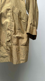 FETE Pleated Stripe Coat