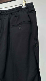 Yohji Yamamoto Pour Homme Side-botton Cropped Easy Pants