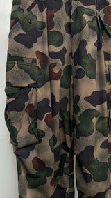 Yohji Yamamoto Pour Homme Wide Cargo Camo Pants