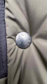 Moncler Paneled Two-tone Hooded Down Jacket