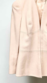 Alexander McQueen Collar-less Hook-closure Blazer Jacket