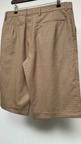 Dries Van Noten Plaid Layered Shorts