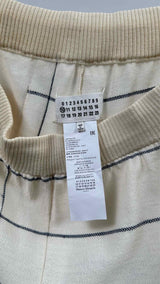 Margiela Fringe Check Knit Shorts