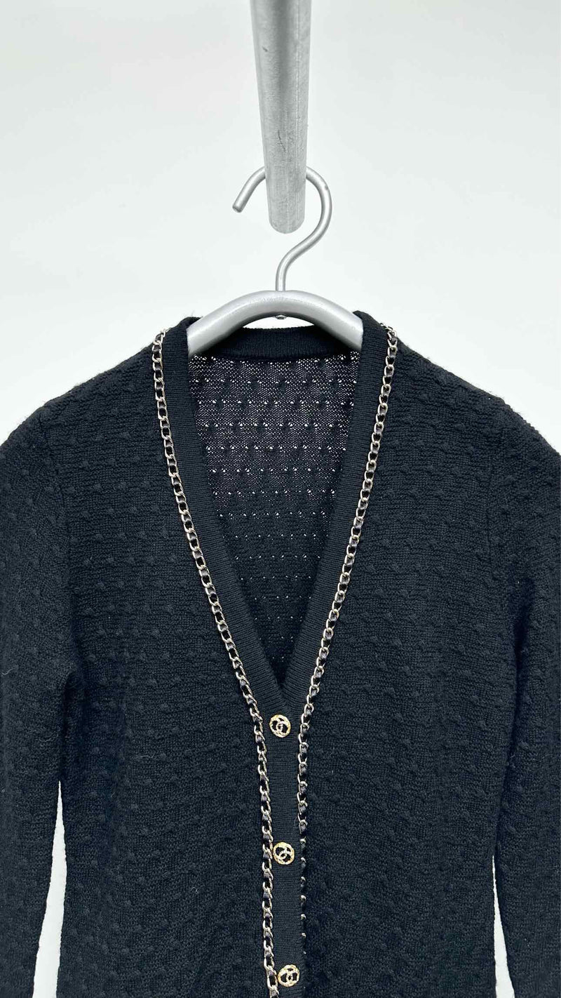 Chanel Braided Chain Cardigan Dress