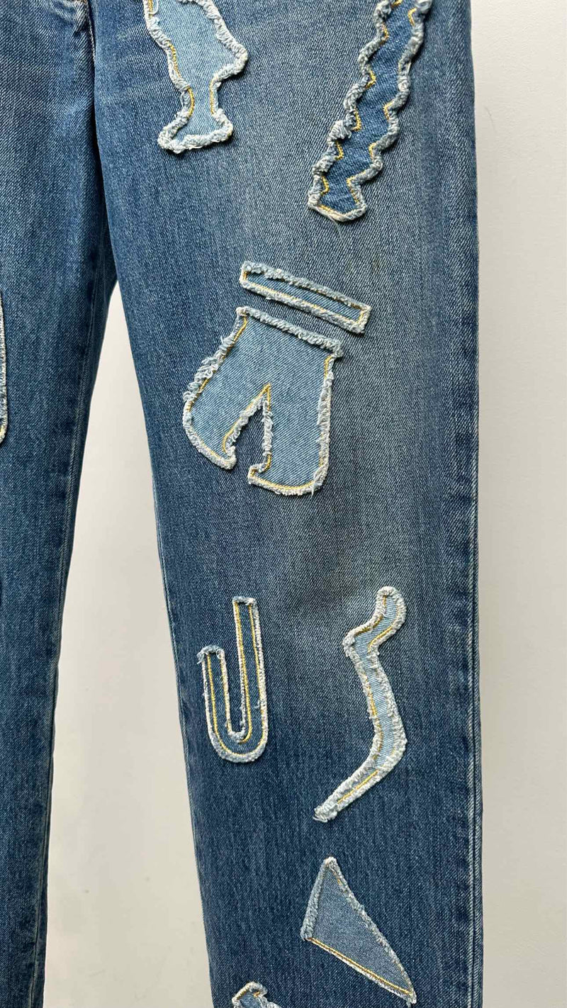 Chanel Patchwork Jeans