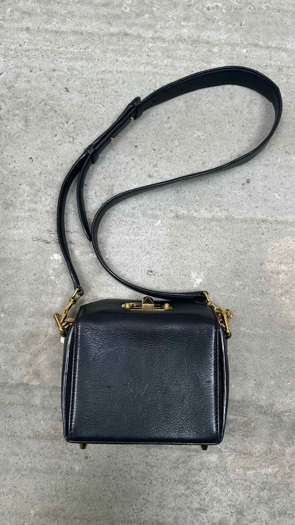 Alexander McQueen Leather Box Shoulder Bag