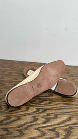 Chanel CC-Logo Suede Loafers