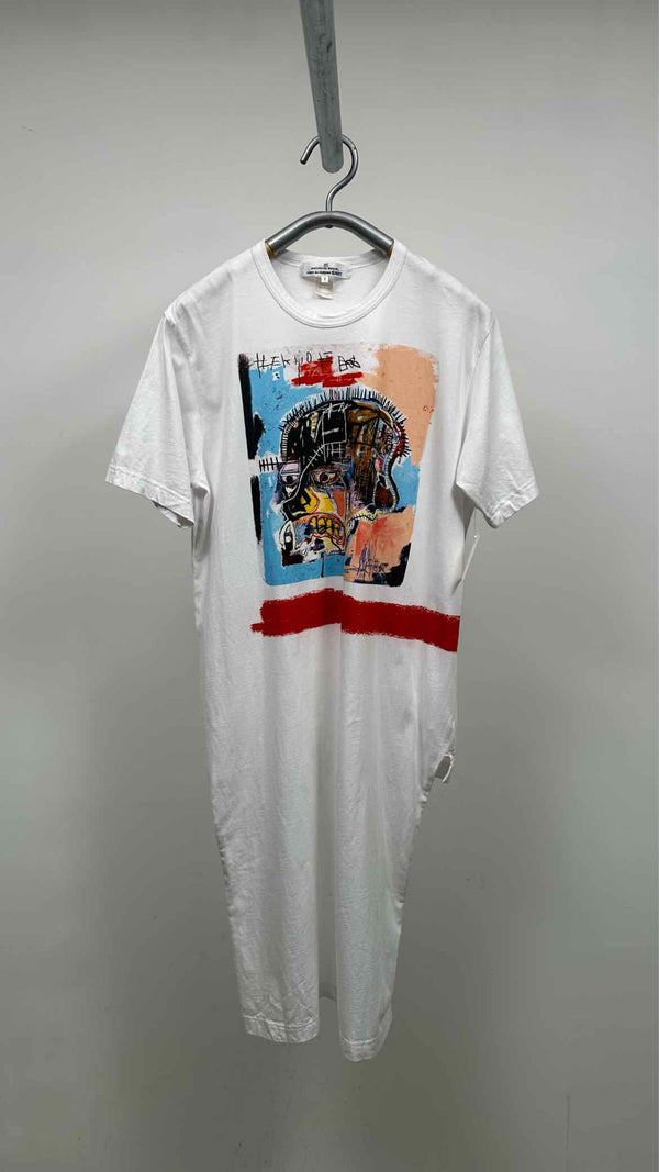Comme Des Garçons Shirt x Jean Michel Basquiat Front - long Basquiat T-shirt