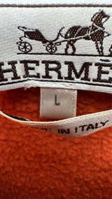 Hermes Lined Zip-up Hoodie