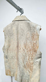 Men's Ann Demeulemeester Pony-hair Leather Vest