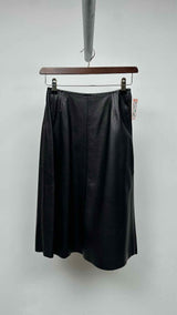 CELINE Leather Skirt