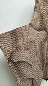 Homme Plisse X Ronan Bouroullec Ru_All Over Pleats Detailed Coat