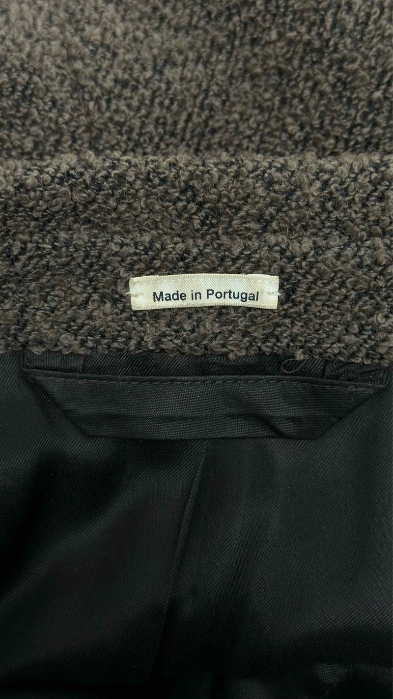 Acne Studios Oversized Double-breasted Towel Long Coat