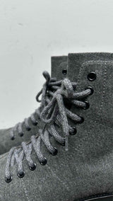 Jimmy Choo Whipstitch-Trim Combat Boots