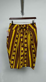 Marni Stripe/Dot Pencil Skirt