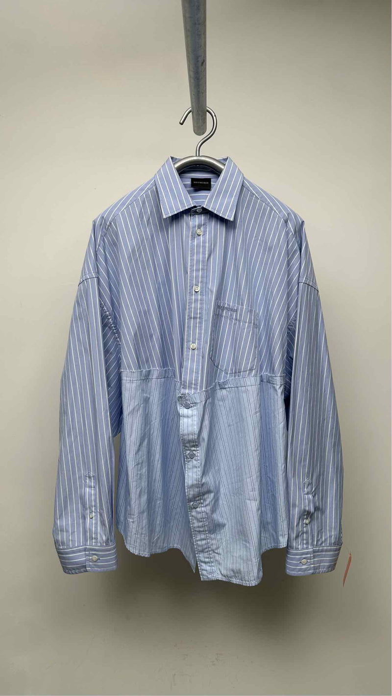 Balenciaga Oversized Docking Stripe Shirt