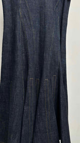 Derek Lam N/S Slim-fit Flare Denim Dress