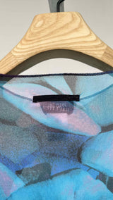 Jean Paul Gaultier L/S Roses Mesh Top