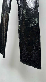 Saint Laurent Sequin Boot-cut Jeans
