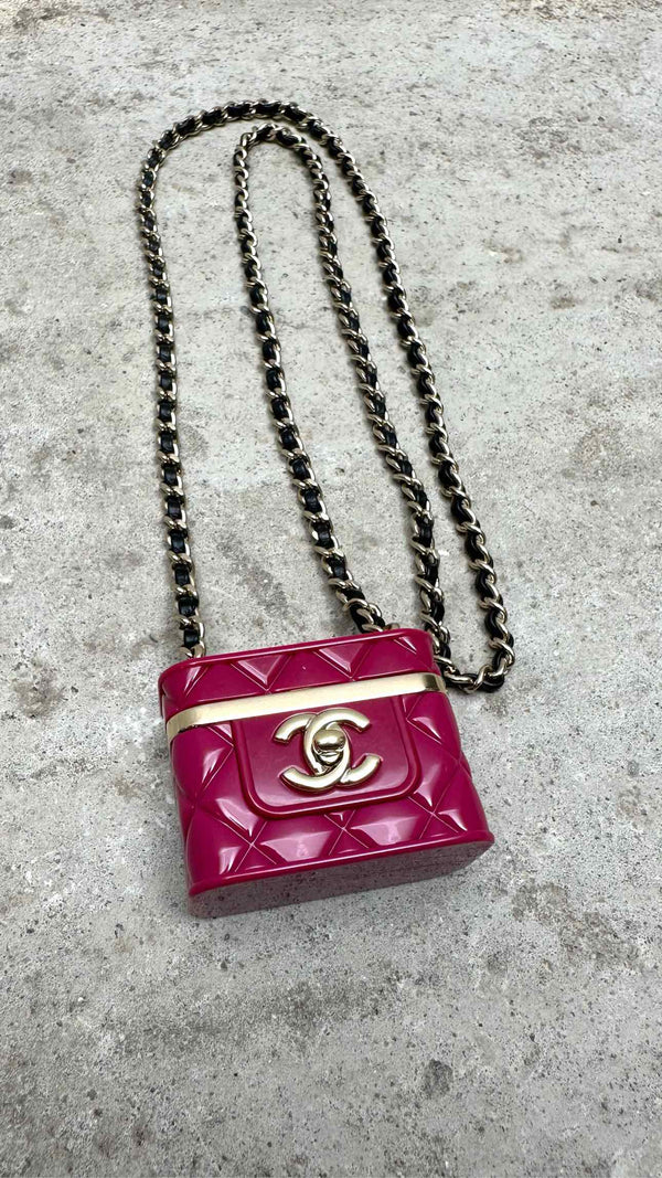 Chanel Logo box Long Necklace