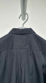 Sacai X Thomas Mason Zip-up Poplin Shirt