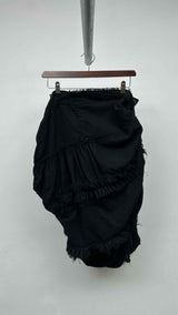 Tao Comme Des GarÃ§ons Asymmetrical Fringed Skirt