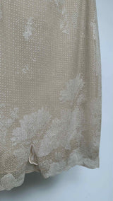 Tory Burch Embellished Jersey Mesh Skirt