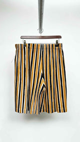 Homme Plisse Pleated Stripe Easy Shorts