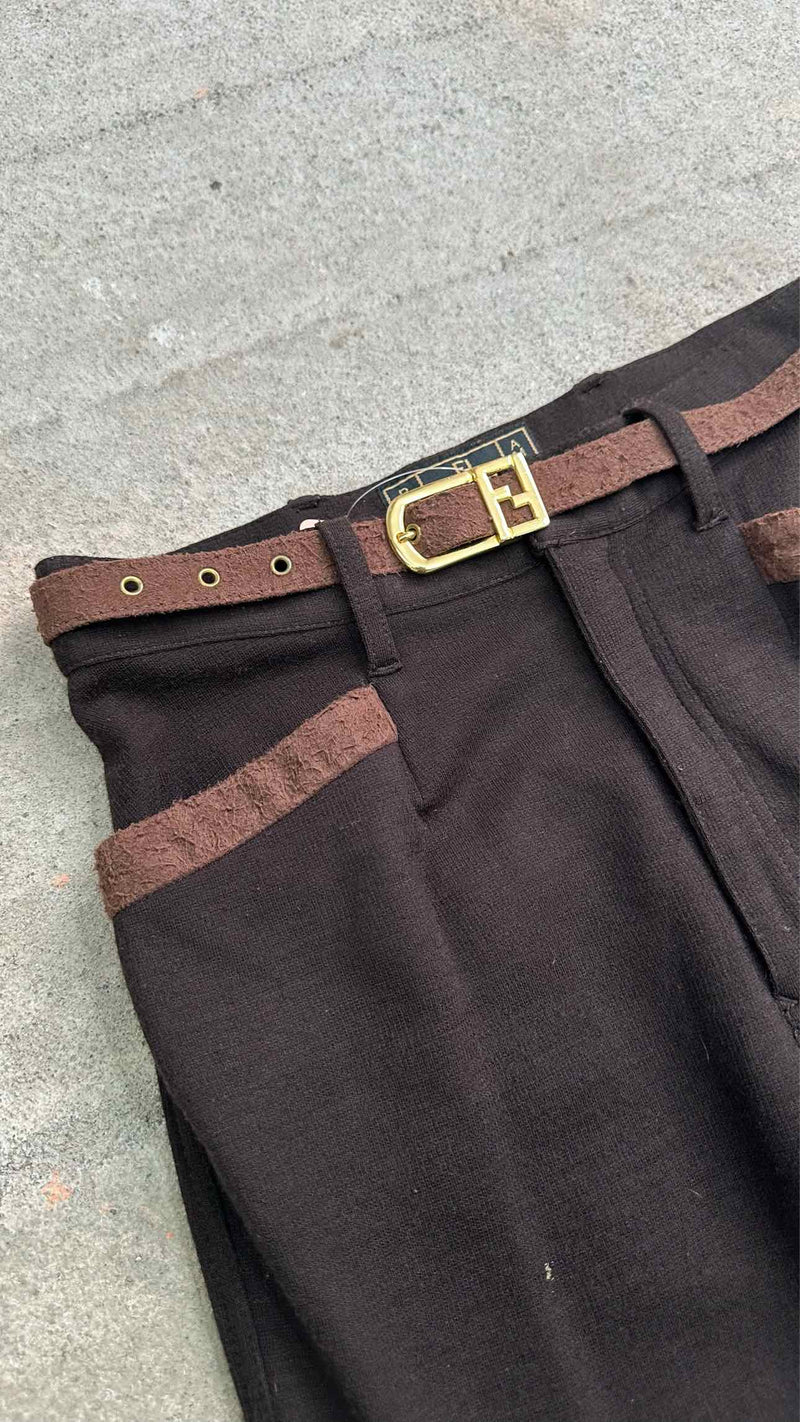 Fendi Suede Docking Knit Set-up