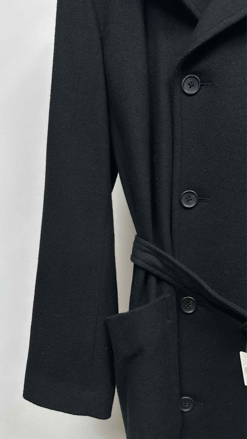 Yohji Yamamoto Pour Homme Shawl-collar Belted Long Coat