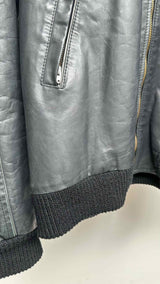 Margiela Leather Bomber Jacket