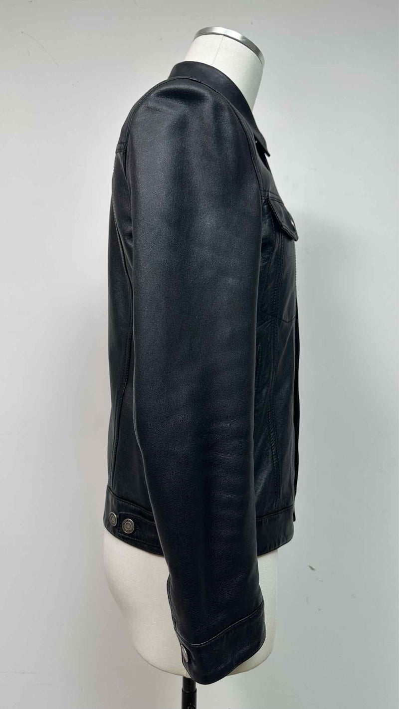 Saint Laurent Leather Tracker Jacket
