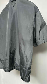 PRADA S/S Back-triangle-patch Nylon Shirt