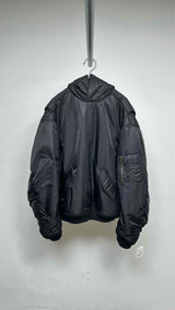 Balenciaga Pullover Hooded MA-1 Bomber Jacket
