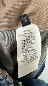 Kapital 14oz Distressed Double-Knee Easy Baggy Jeans