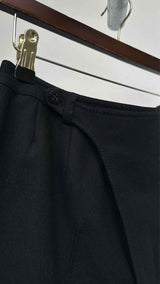 Hiroko bis Apron-detailed Flare Wool Pants