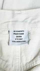 Vetements x Levi's Reconstructed Wide Cropped Jeans