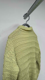im Men Zig-zag Rib-knit Top