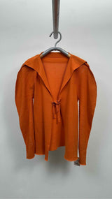 A.poc Tie-front Sailor-collar Cardigan