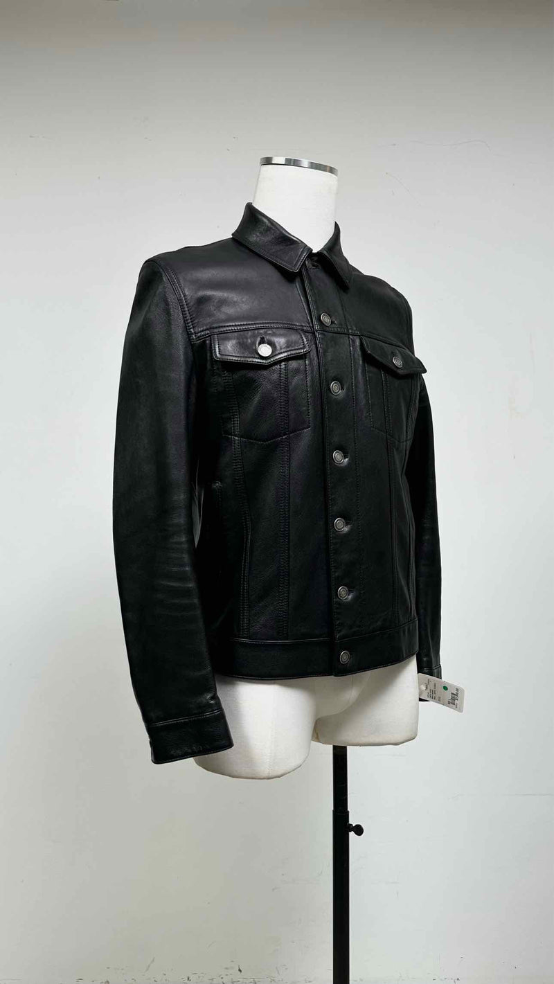 Saint Laurent Leather Tracker Jacket