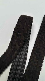 Tom Ford Woven Suede Belt