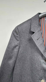 Thom Browne Metal-button Cashmere Blazer Jacket